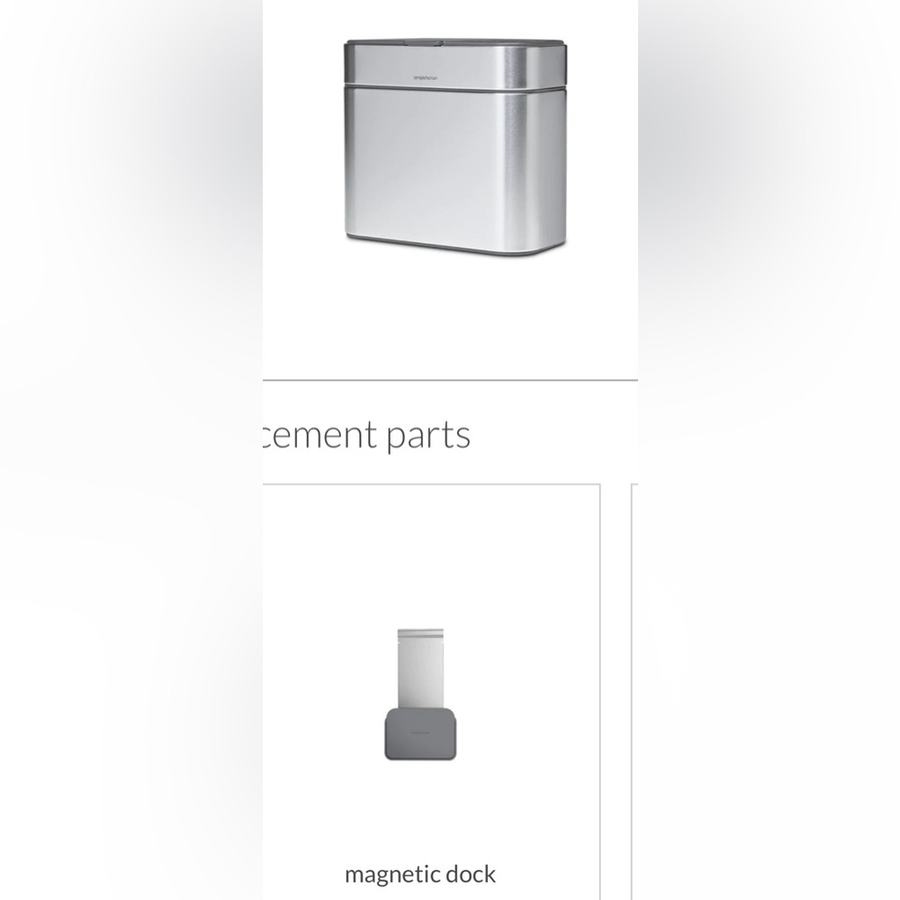 Simple Human Magnetic Dock Replacement for Compost Bin